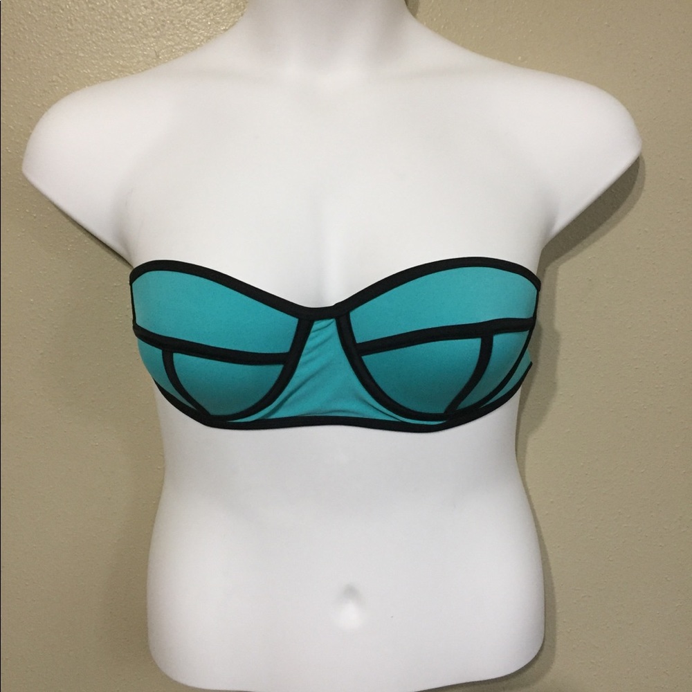 Teal Swimsuit Top